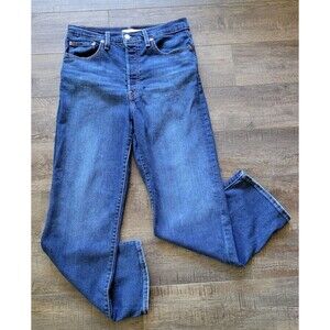 Levi's Women's Straight Leg Jeans - Dark Blue